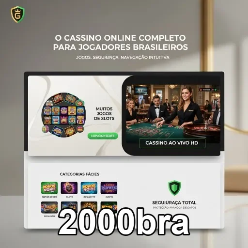 Ilustração de Explore o App Móvel da 2000bra para Cassinos Online