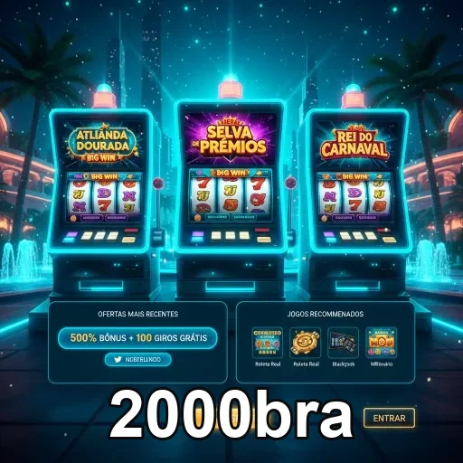 Ilustração de Aproveite os melhores jogos online na 2000bra