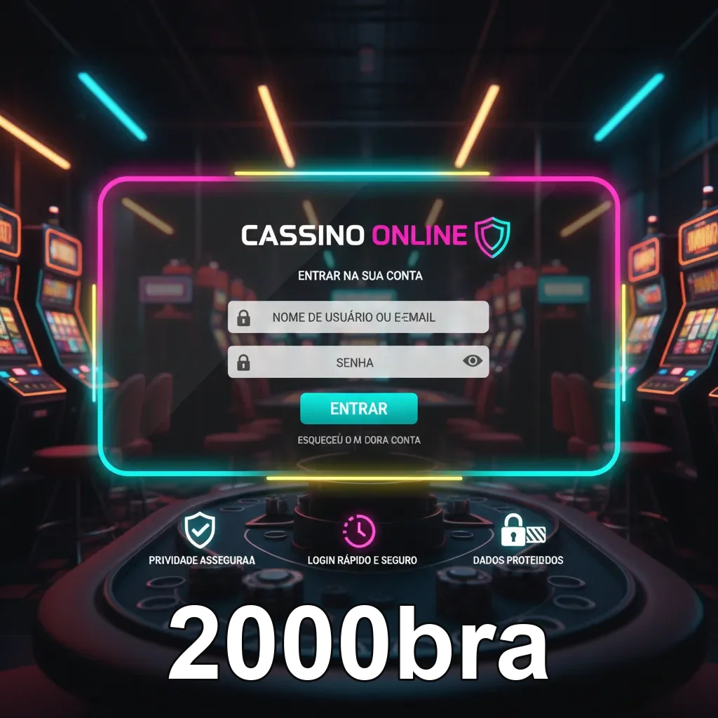 Ilustração de Acesse rapidamente o cassino online 2000bra